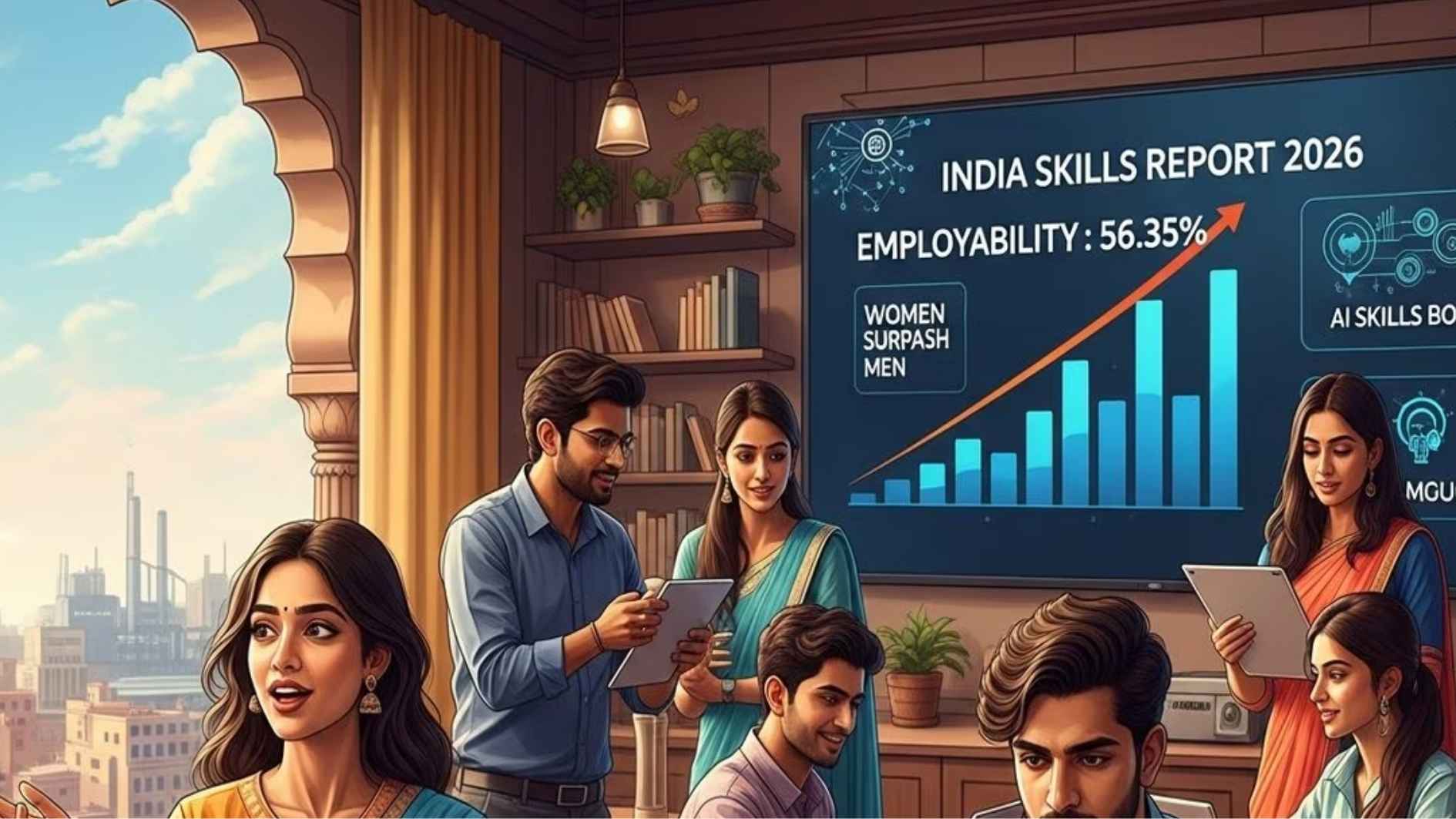 इंडिया स्किल्स रिपोर्ट 2026 में महिलाओं की बढ़त I